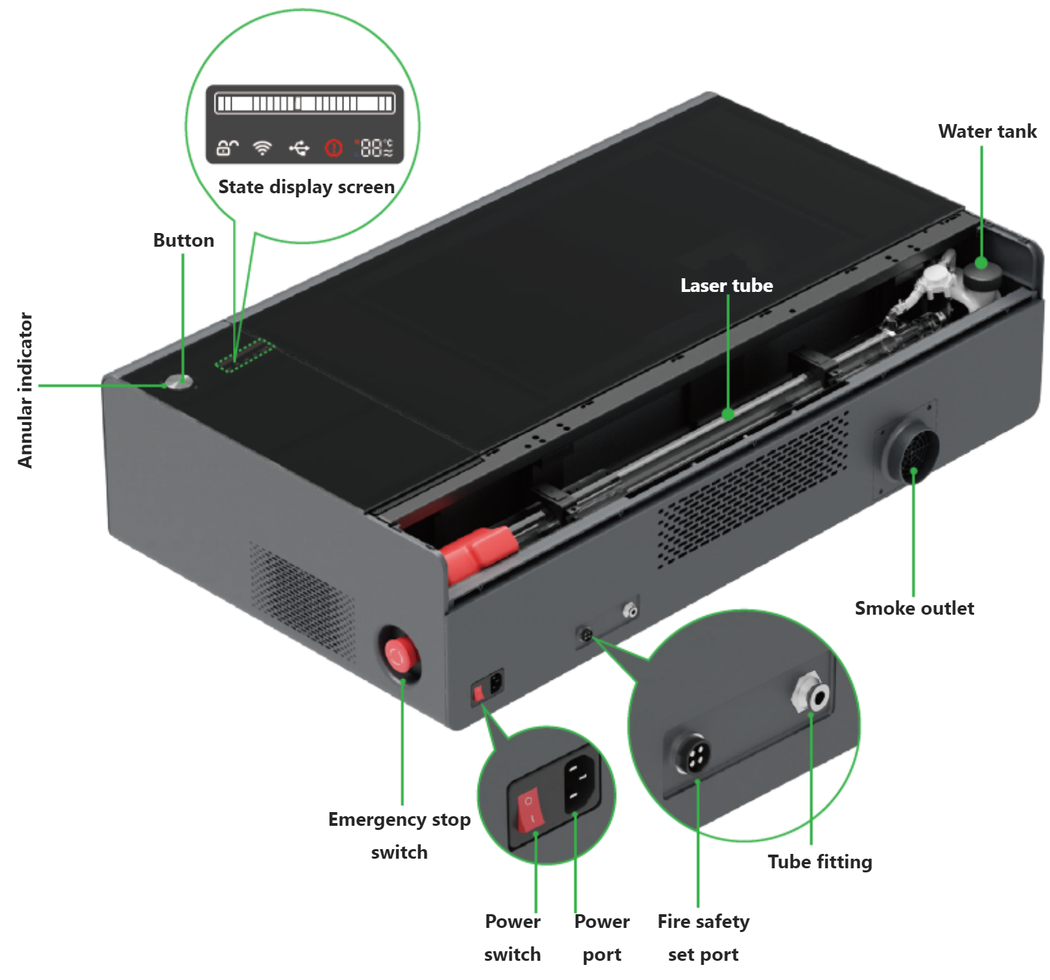 その他 XTOOL P2 xTool P2 Smart Laser Cutter | Robot Academy