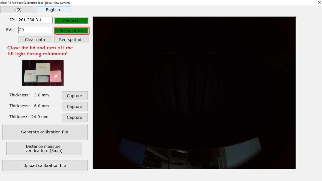 Calibrate xTool P2 Quick Measurement xTool