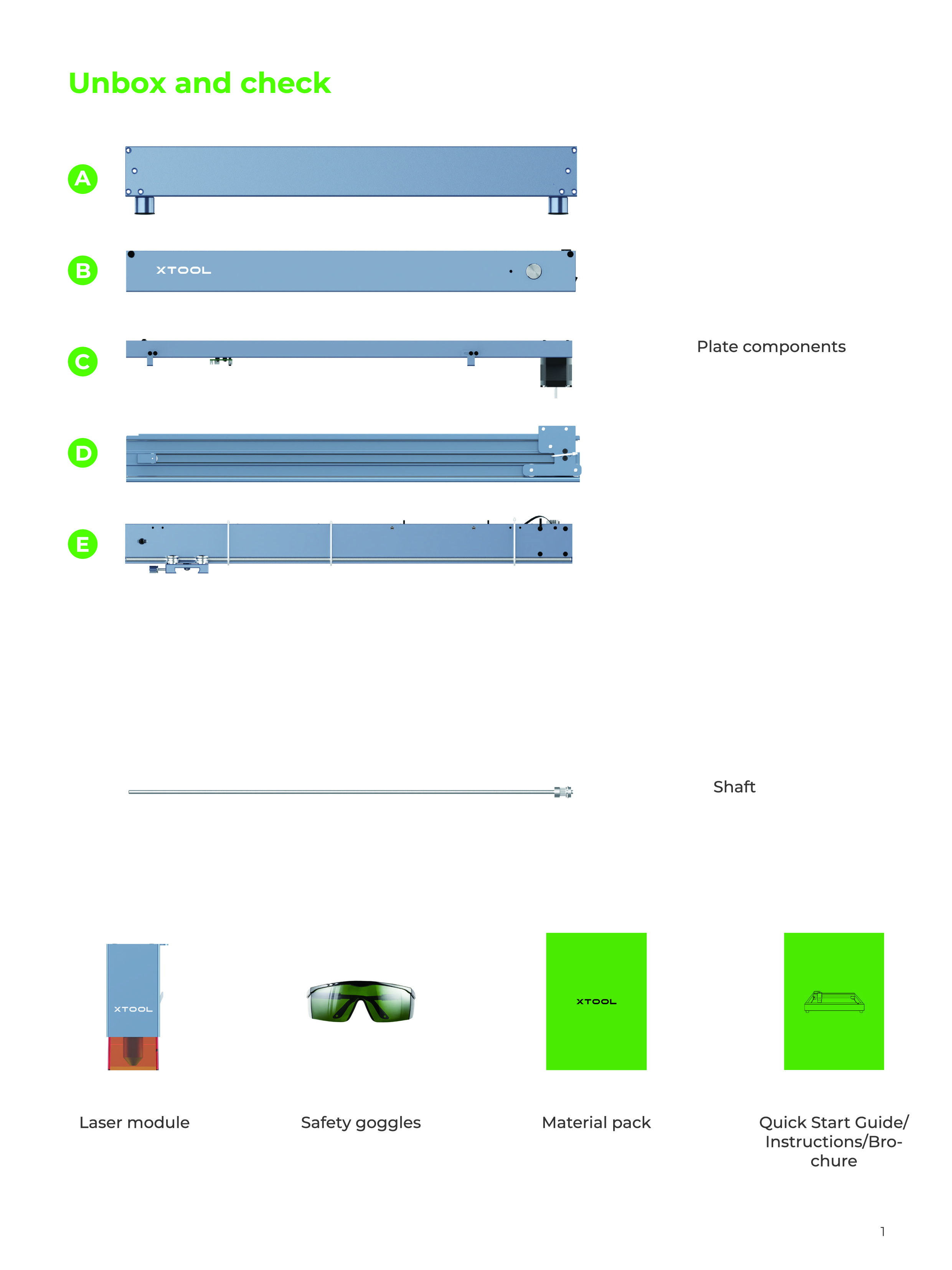 D1 Pro Quick Start Guide – xTool